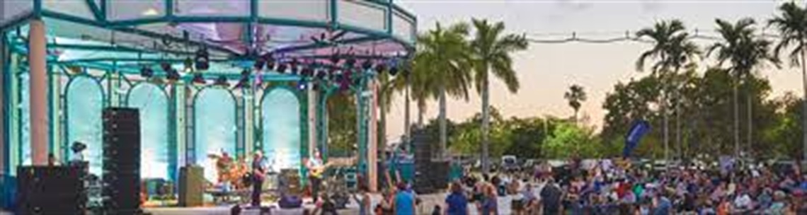 stage and crowd at at concert